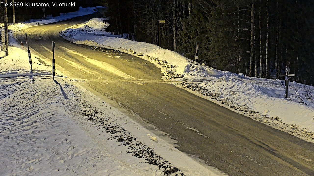 Kelikamerat Kuva Tie 8690 Kuusamo, Vuotunki, Kuusamo, Pohjois-Pohjanmaa