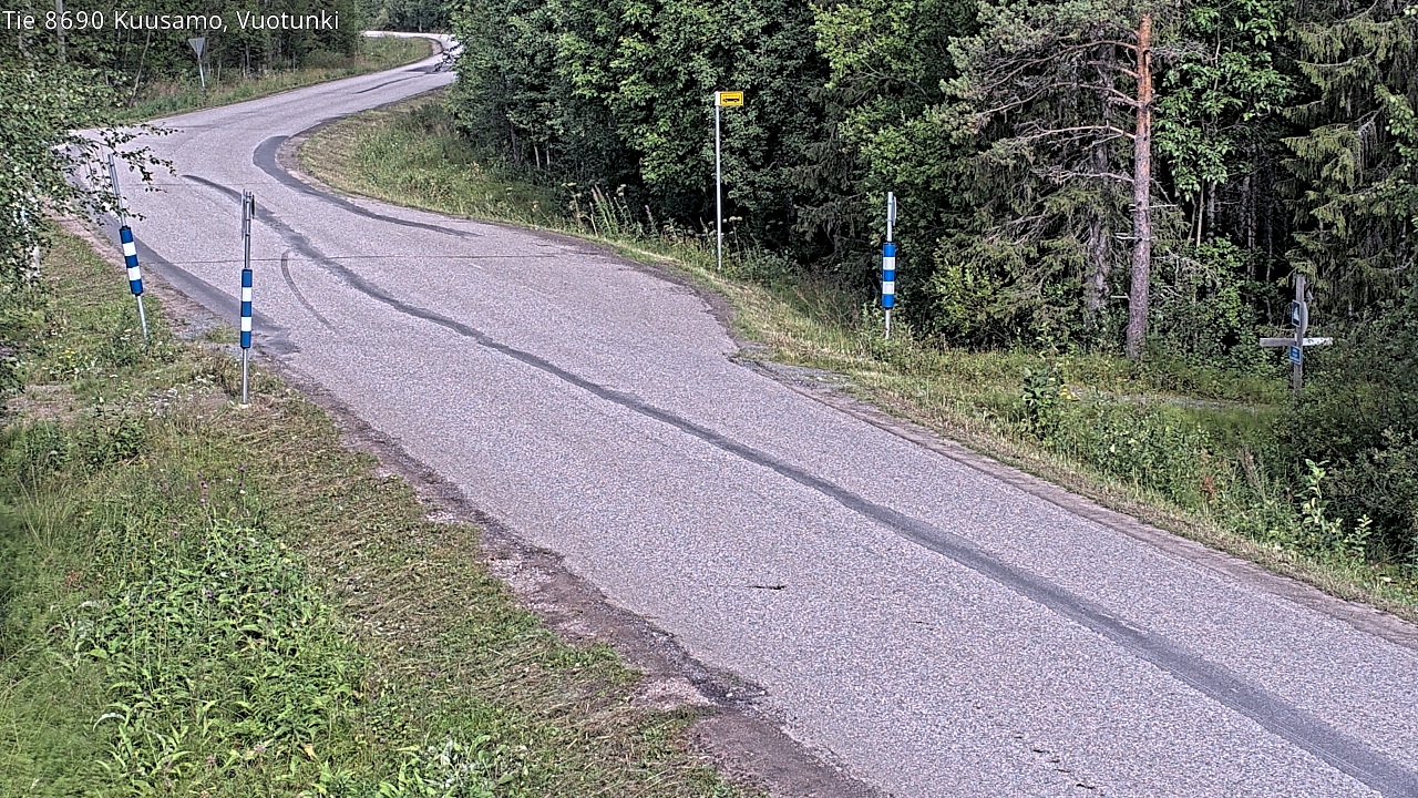 Kelikamerat Kuva Tie 8690 Kuusamo, Vuotunki, Kuusamo, Pohjois-Pohjanmaa