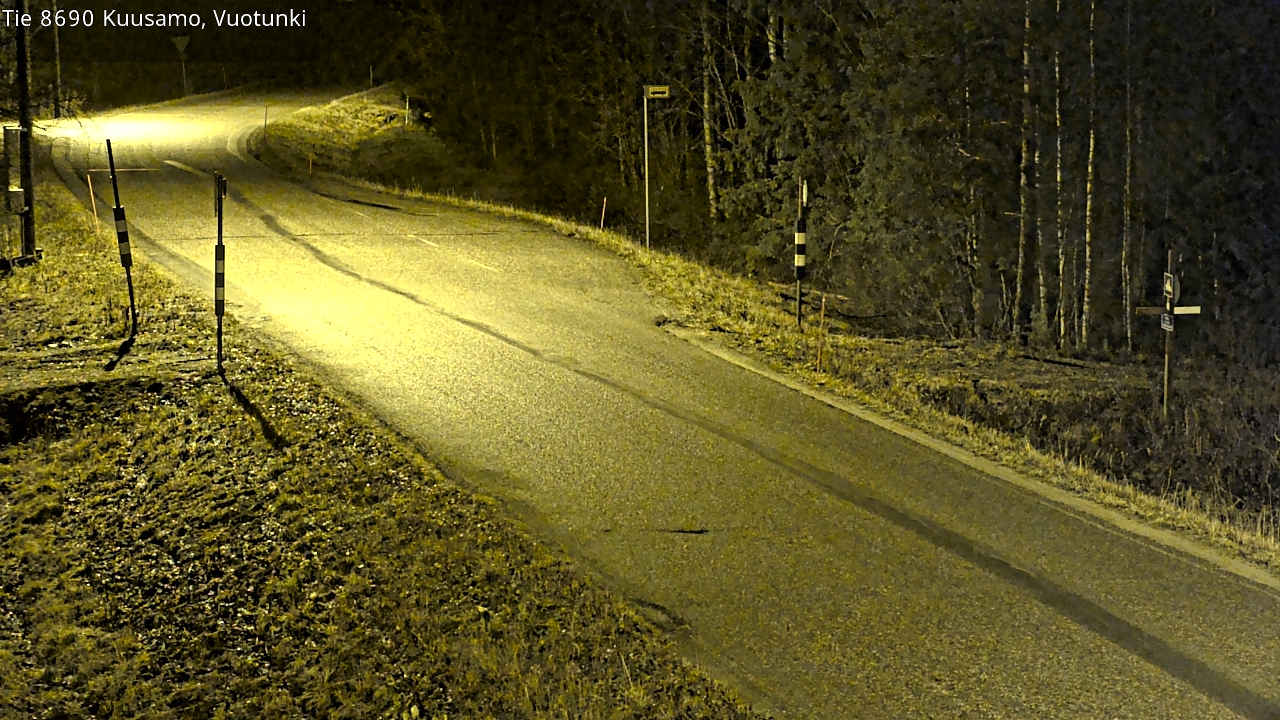 Kelikamerat Kuva Tie 8690 Kuusamo, Vuotunki, Kuusamo, Pohjois-Pohjanmaa