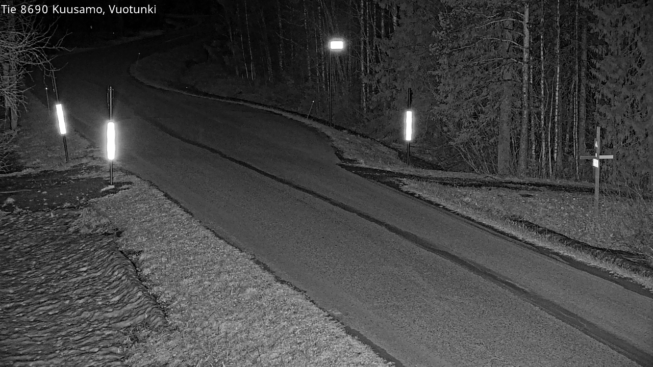 Weather Camera Image Väg 8690 Kuusamo, Vuotunki, Kuusamo, Pohjois-Pohjanmaa