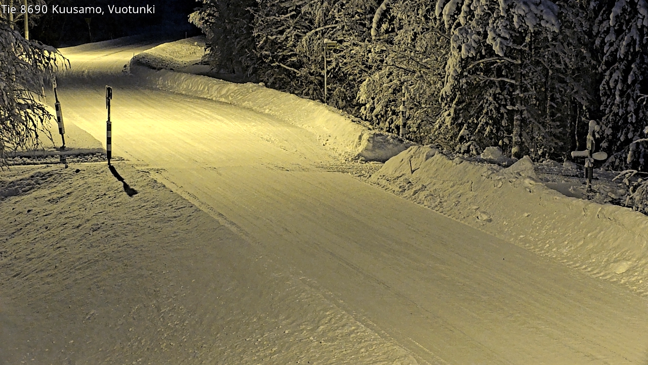 Kelikamerat Kuva Tie 8690 Kuusamo, Vuotunki, Kuusamo, Pohjois-Pohjanmaa