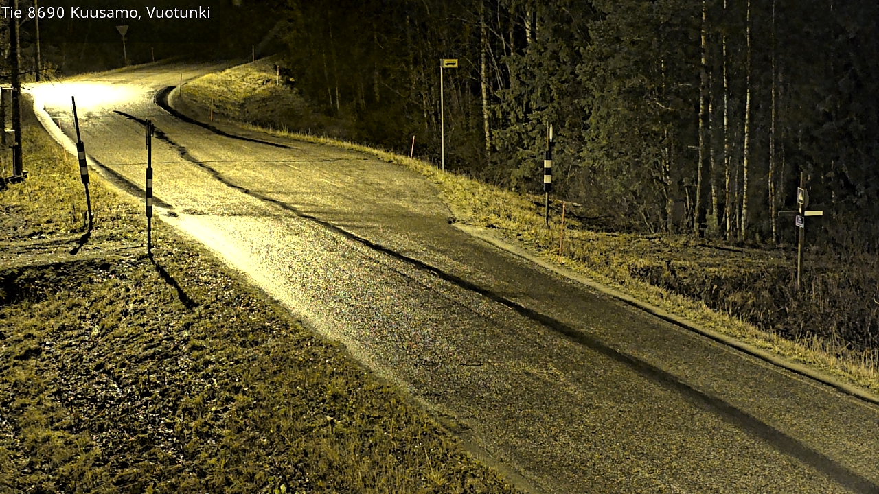 Kelikamerat Kuva Tie 8690 Kuusamo, Vuotunki, Kuusamo, Pohjois-Pohjanmaa