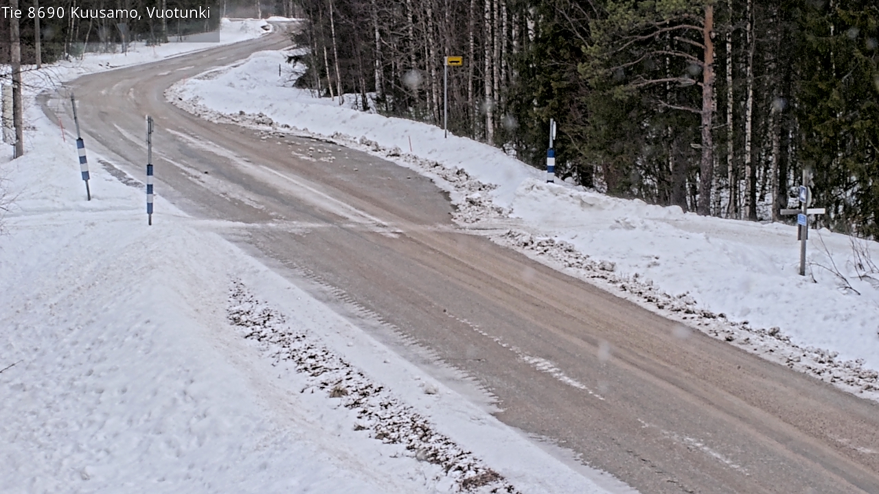 Kelikamerat Kuva Tie 8690 Kuusamo, Vuotunki, Kuusamo, Pohjois-Pohjanmaa