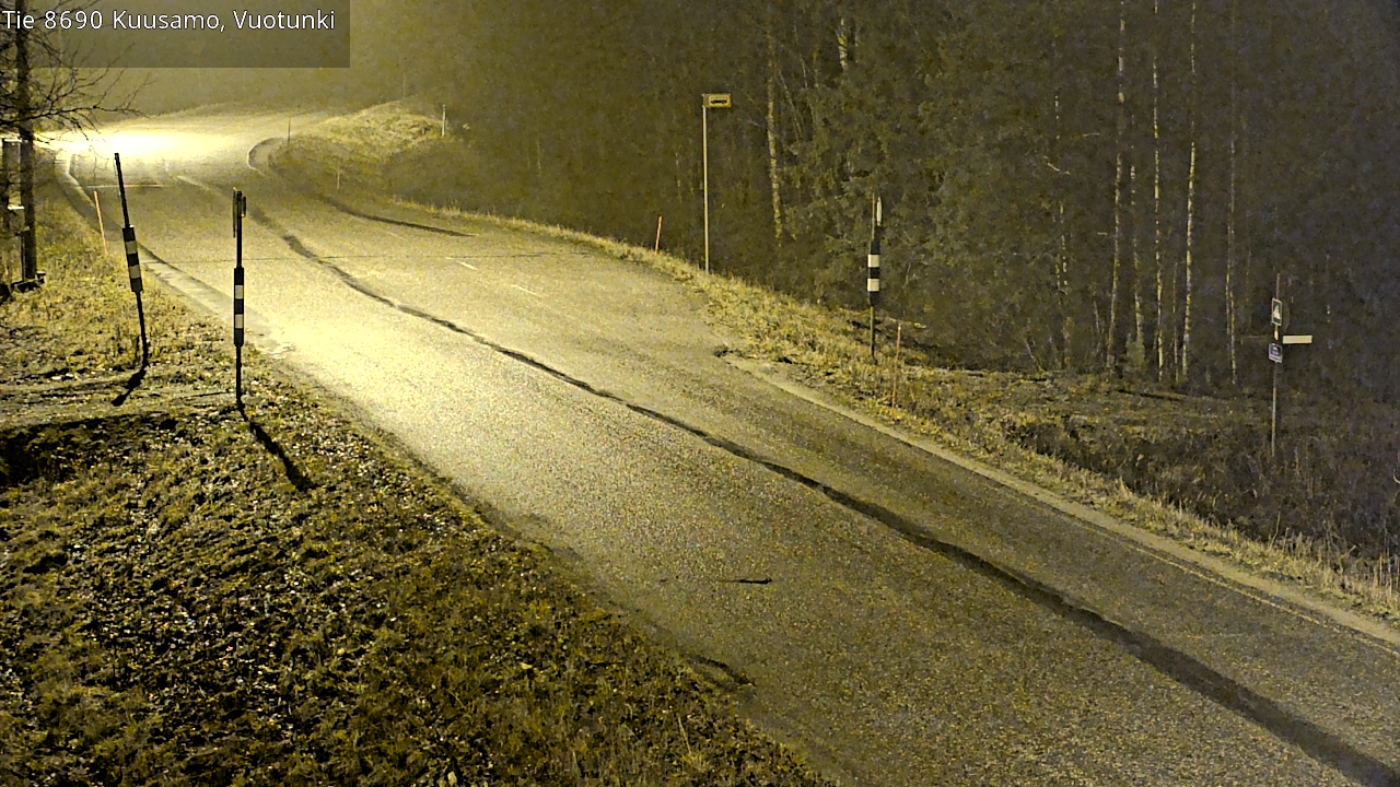 Kelikamerat Kuva Tie 8690 Kuusamo, Vuotunki, Kuusamo, Pohjois-Pohjanmaa