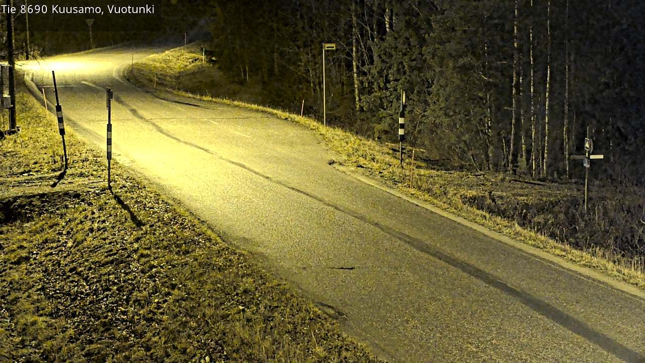 Kelikamerat Kuva Tie 8690 Kuusamo, Vuotunki, Kuusamo, Pohjois-Pohjanmaa