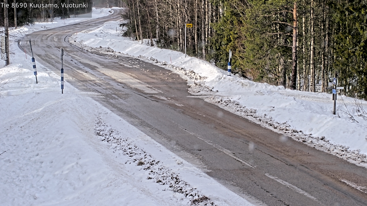 Kelikamerat Kuva Tie 8690 Kuusamo, Vuotunki, Kuusamo, Pohjois-Pohjanmaa