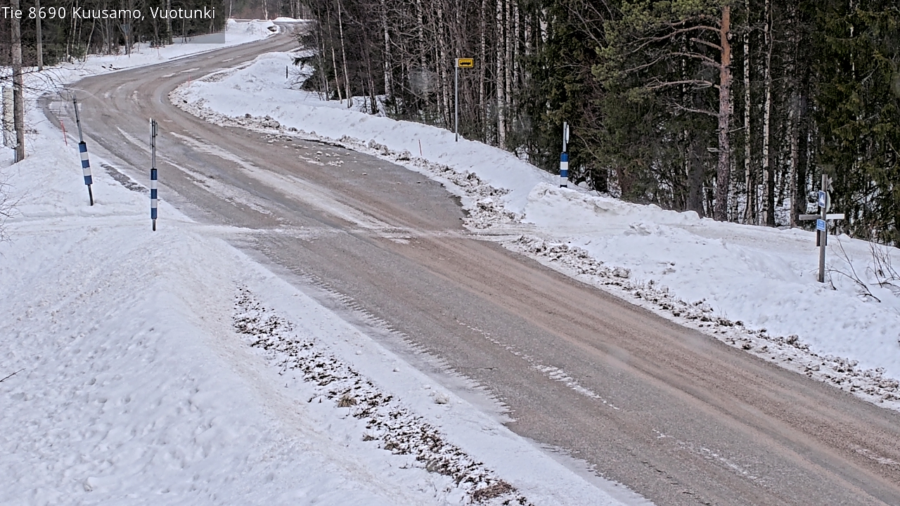 Kelikamerat Kuva Tie 8690 Kuusamo, Vuotunki, Kuusamo, Pohjois-Pohjanmaa