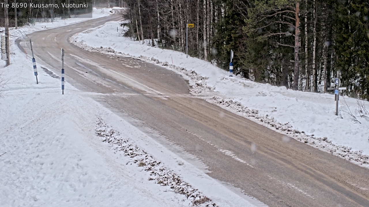 Kelikamerat Kuva Tie 8690 Kuusamo, Vuotunki, Kuusamo, Pohjois-Pohjanmaa