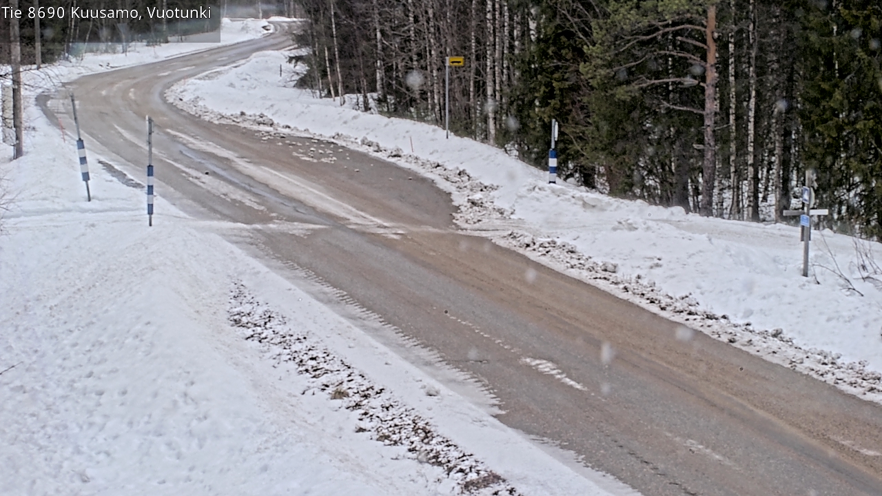 Kelikamerat Kuva Tie 8690 Kuusamo, Vuotunki, Kuusamo, Pohjois-Pohjanmaa