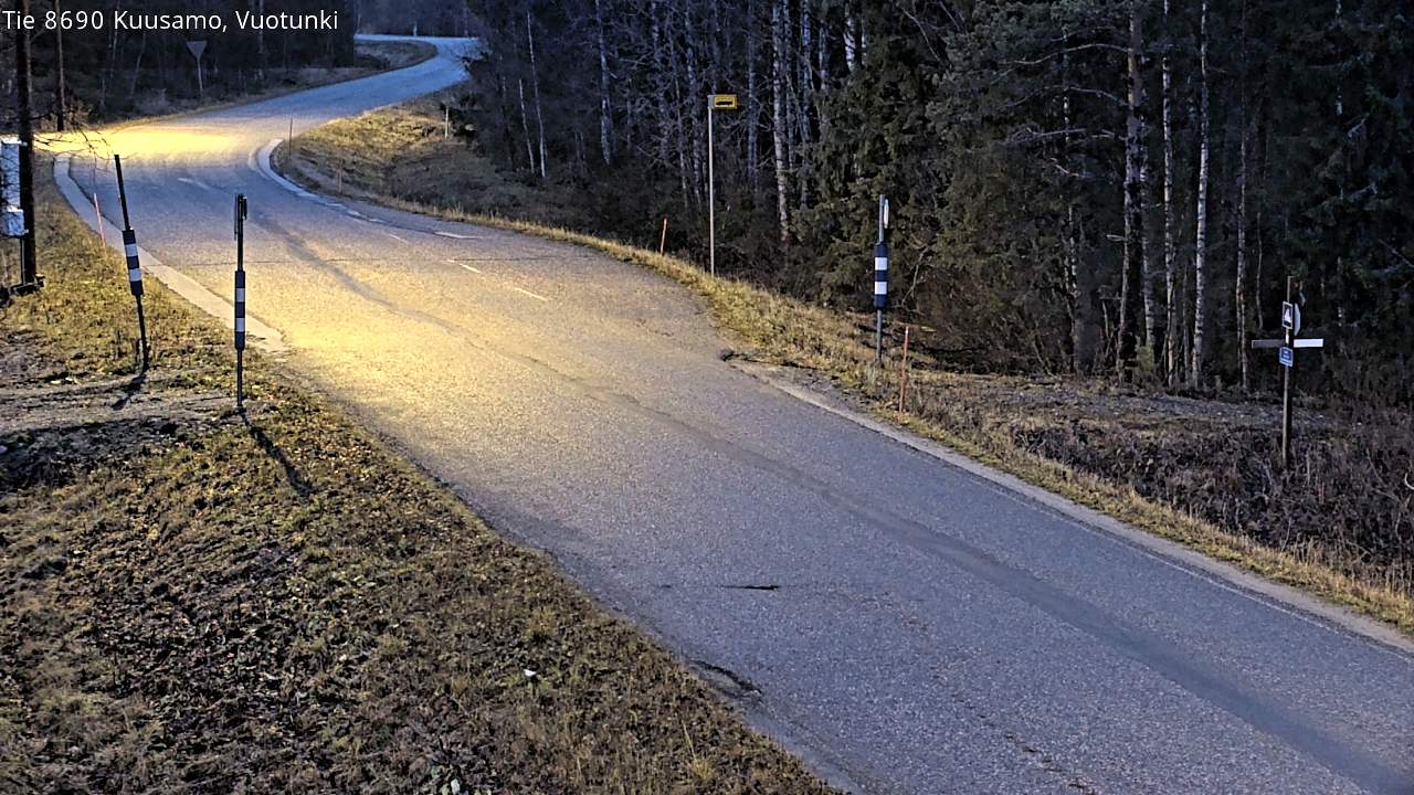 Kelikamerat Kuva Tie 8690 Kuusamo, Vuotunki, Kuusamo, Pohjois-Pohjanmaa