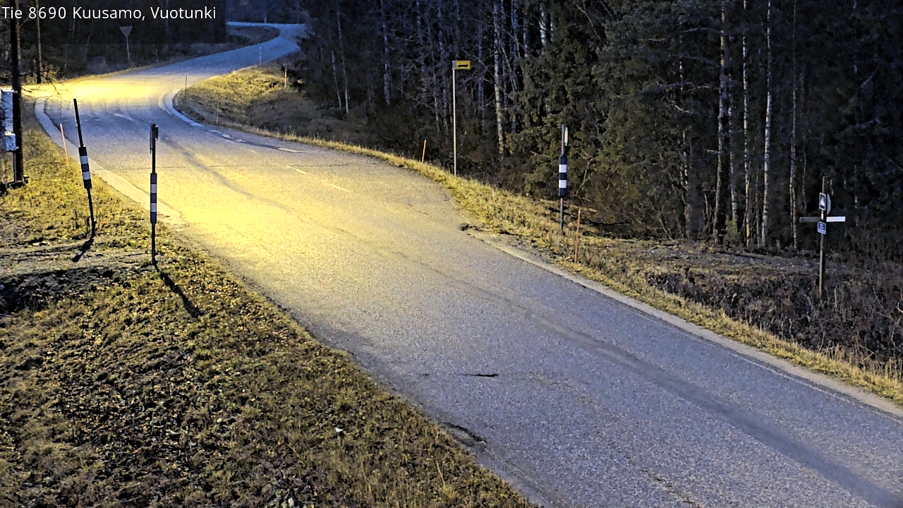 Kelikamerat Kuva Tie 8690 Kuusamo, Vuotunki, Kuusamo, Pohjois-Pohjanmaa