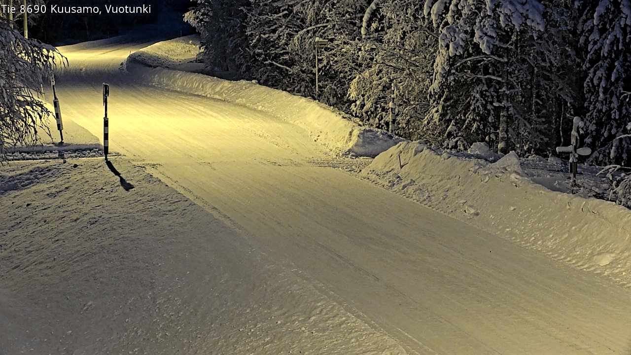 Kelikamerat Kuva Tie 8690 Kuusamo, Vuotunki, Kuusamo, Pohjois-Pohjanmaa