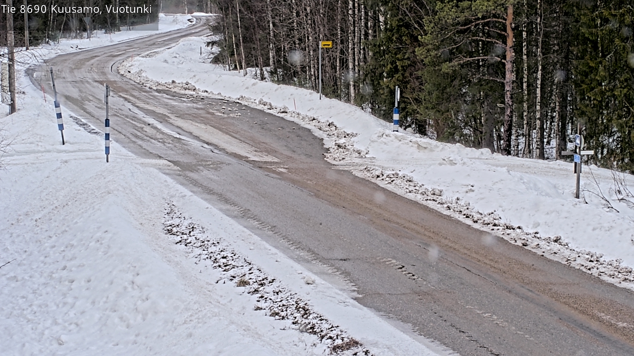 Kelikamerat Kuva Tie 8690 Kuusamo, Vuotunki, Kuusamo, Pohjois-Pohjanmaa