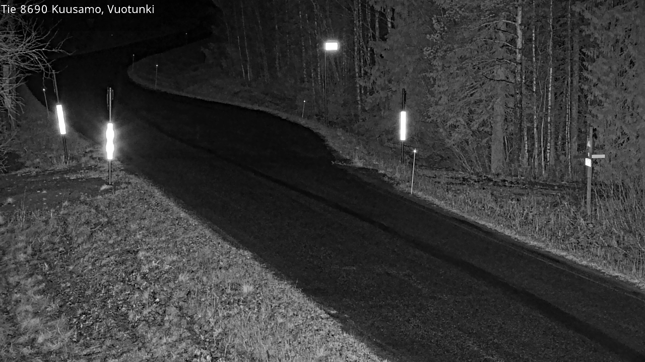 Kelikamerat Kuva Tie 8690 Kuusamo, Vuotunki, Kuusamo, Pohjois-Pohjanmaa