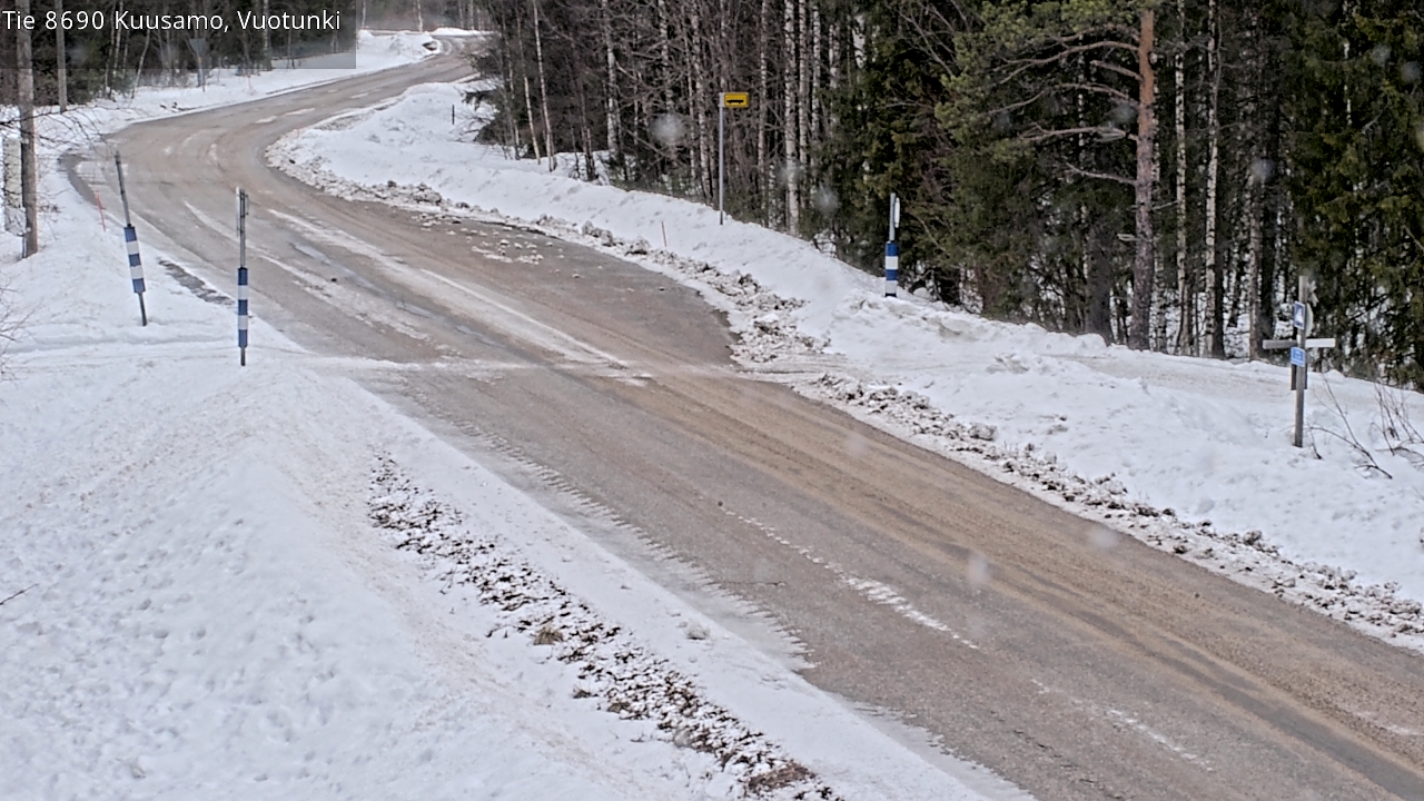 Kelikamerat Kuva Tie 8690 Kuusamo, Vuotunki, Kuusamo, Pohjois-Pohjanmaa