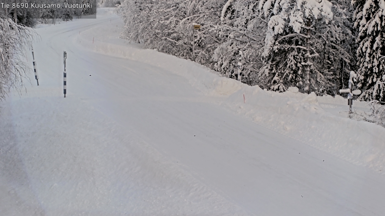 Kelikamerat Kuva Tie 8690 Kuusamo, Vuotunki, Kuusamo, Pohjois-Pohjanmaa