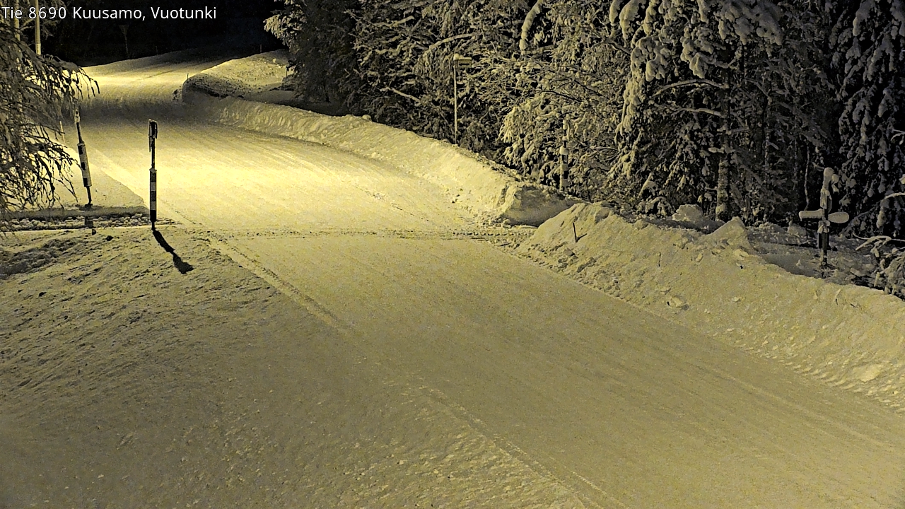 Kelikamerat Kuva Tie 8690 Kuusamo, Vuotunki, Kuusamo, Pohjois-Pohjanmaa