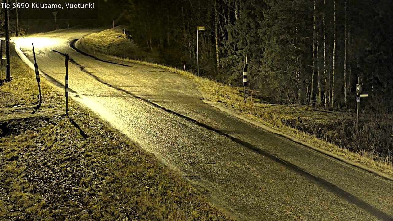 Kelikamerat Kuva Tie 8690 Kuusamo, Vuotunki, Kuusamo, Pohjois-Pohjanmaa