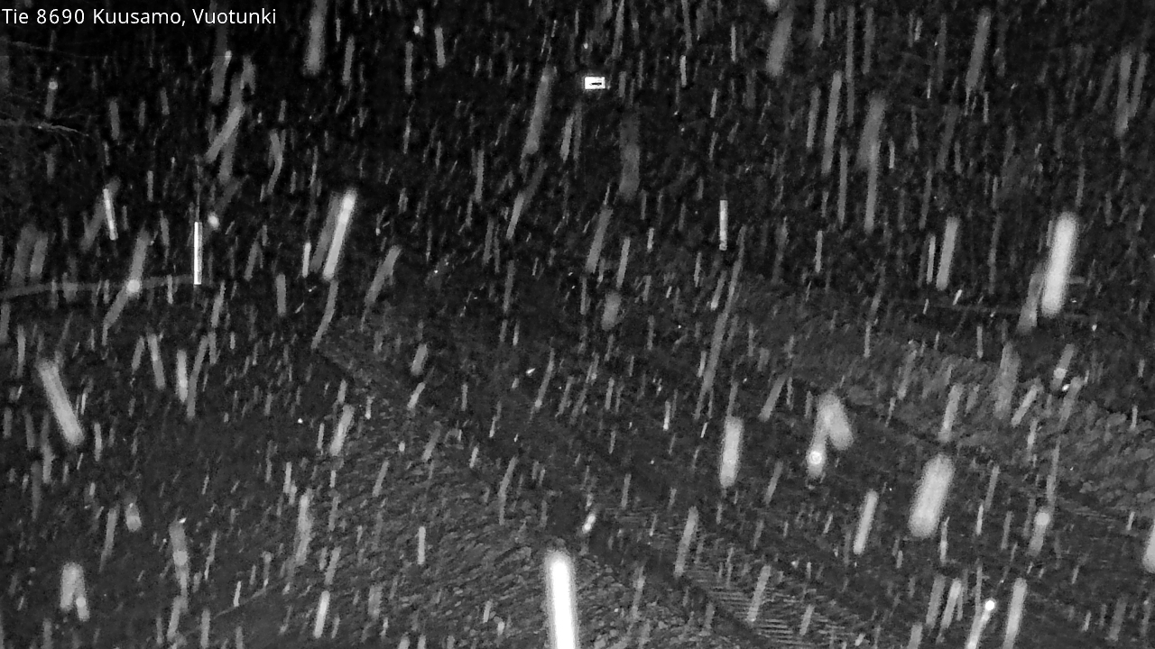 Weather Camera Image Road 8690 Kuusamo, Vuotunki, Kuusamo, Pohjois-Pohjanmaa