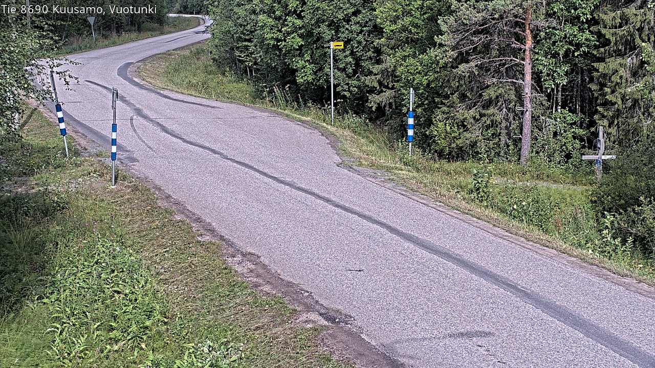 Kelikamerat Kuva Tie 8690 Kuusamo, Vuotunki, Kuusamo, Pohjois-Pohjanmaa