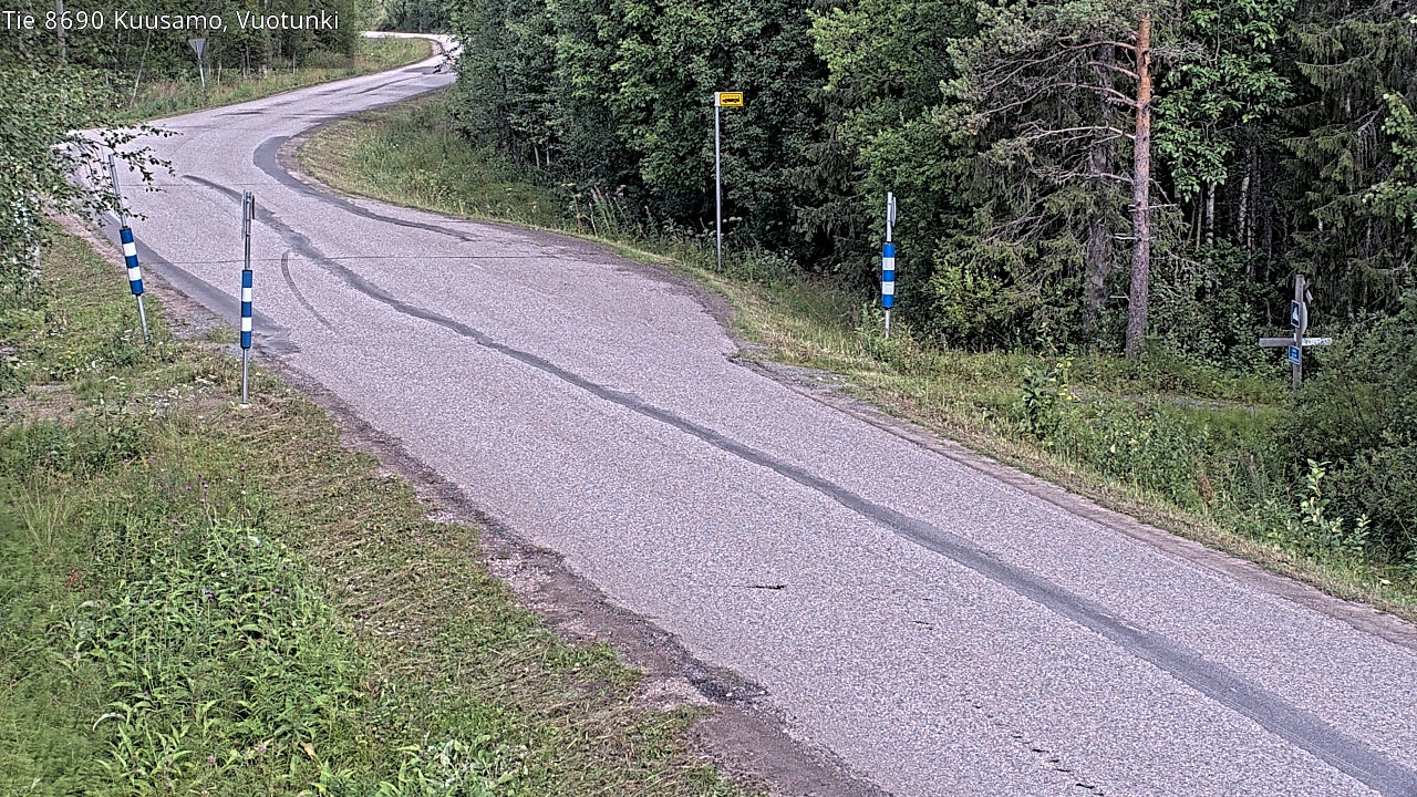 Kelikamerat Kuva Tie 8690 Kuusamo, Vuotunki, Kuusamo, Pohjois-Pohjanmaa
