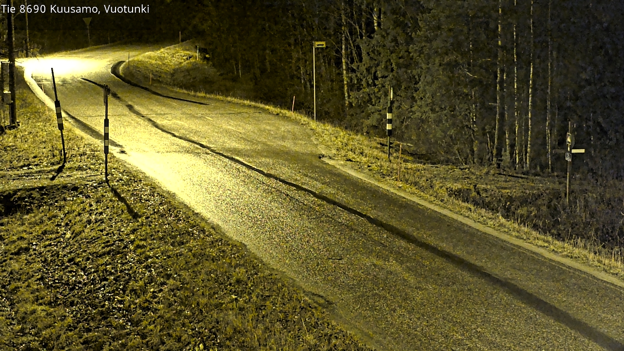 Kelikamerat Kuva Tie 8690 Kuusamo, Vuotunki, Kuusamo, Pohjois-Pohjanmaa