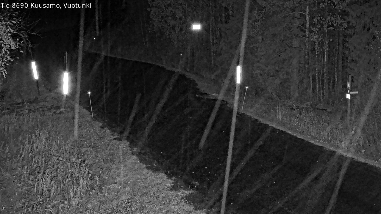 Weather Camera Image Road 8690 Kuusamo, Vuotunki, Kuusamo, Pohjois-Pohjanmaa