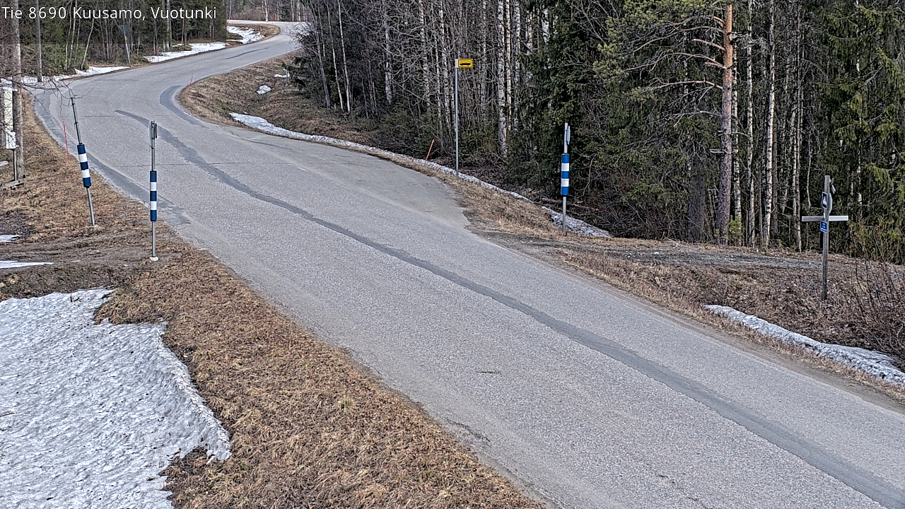 Kelikamerat Kuva Tie 8690 Kuusamo, Vuotunki, Kuusamo, Pohjois-Pohjanmaa