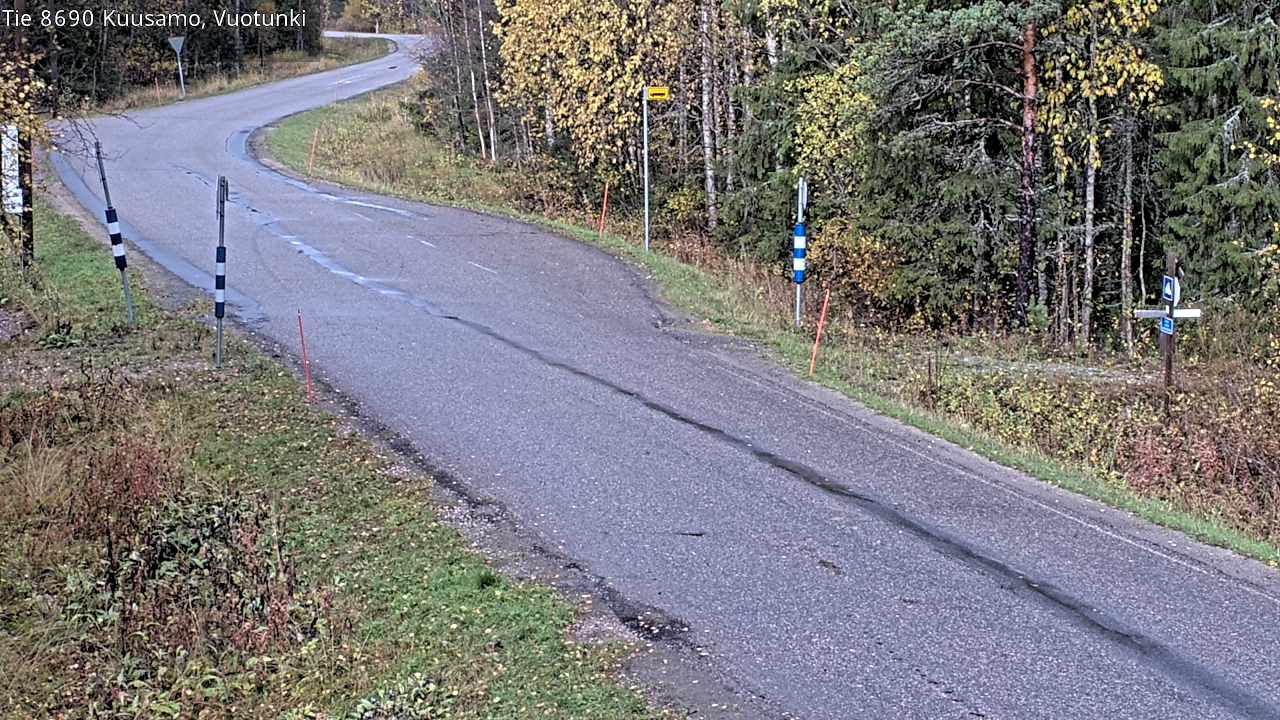 Kelikamerat Kuva Tie 8690 Kuusamo, Vuotunki, Kuusamo, Pohjois-Pohjanmaa