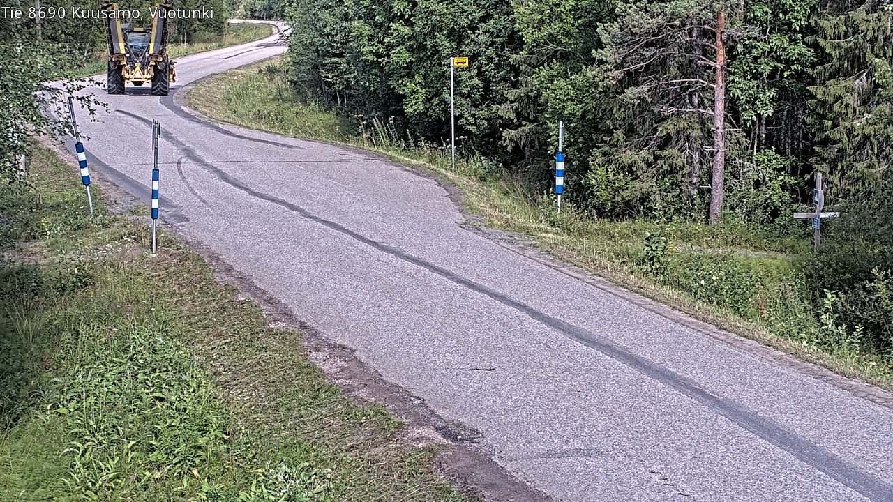 Kelikamerat Kuva Tie 8690 Kuusamo, Vuotunki, Kuusamo, Pohjois-Pohjanmaa