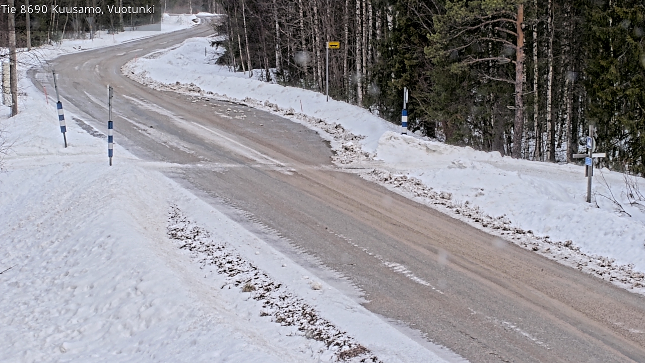 Kelikamerat Kuva Tie 8690 Kuusamo, Vuotunki, Kuusamo, Pohjois-Pohjanmaa
