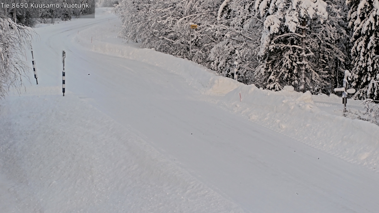 Kelikamerat Kuva Tie 8690 Kuusamo, Vuotunki, Kuusamo, Pohjois-Pohjanmaa