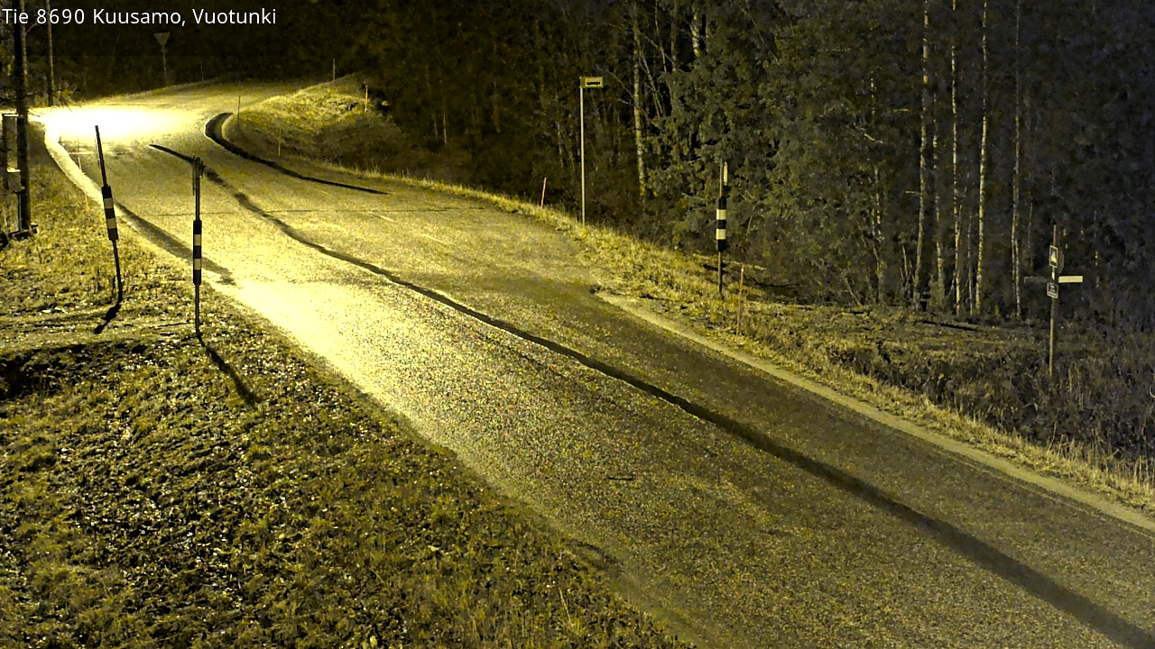 Kelikamerat Kuva Tie 8690 Kuusamo, Vuotunki, Kuusamo, Pohjois-Pohjanmaa