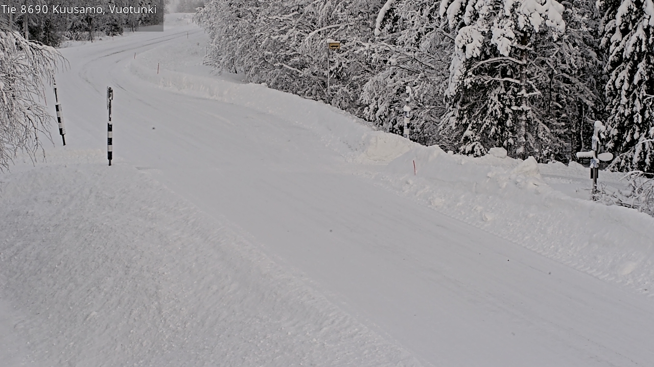 Kelikamerat Kuva Tie 8690 Kuusamo, Vuotunki, Kuusamo, Pohjois-Pohjanmaa