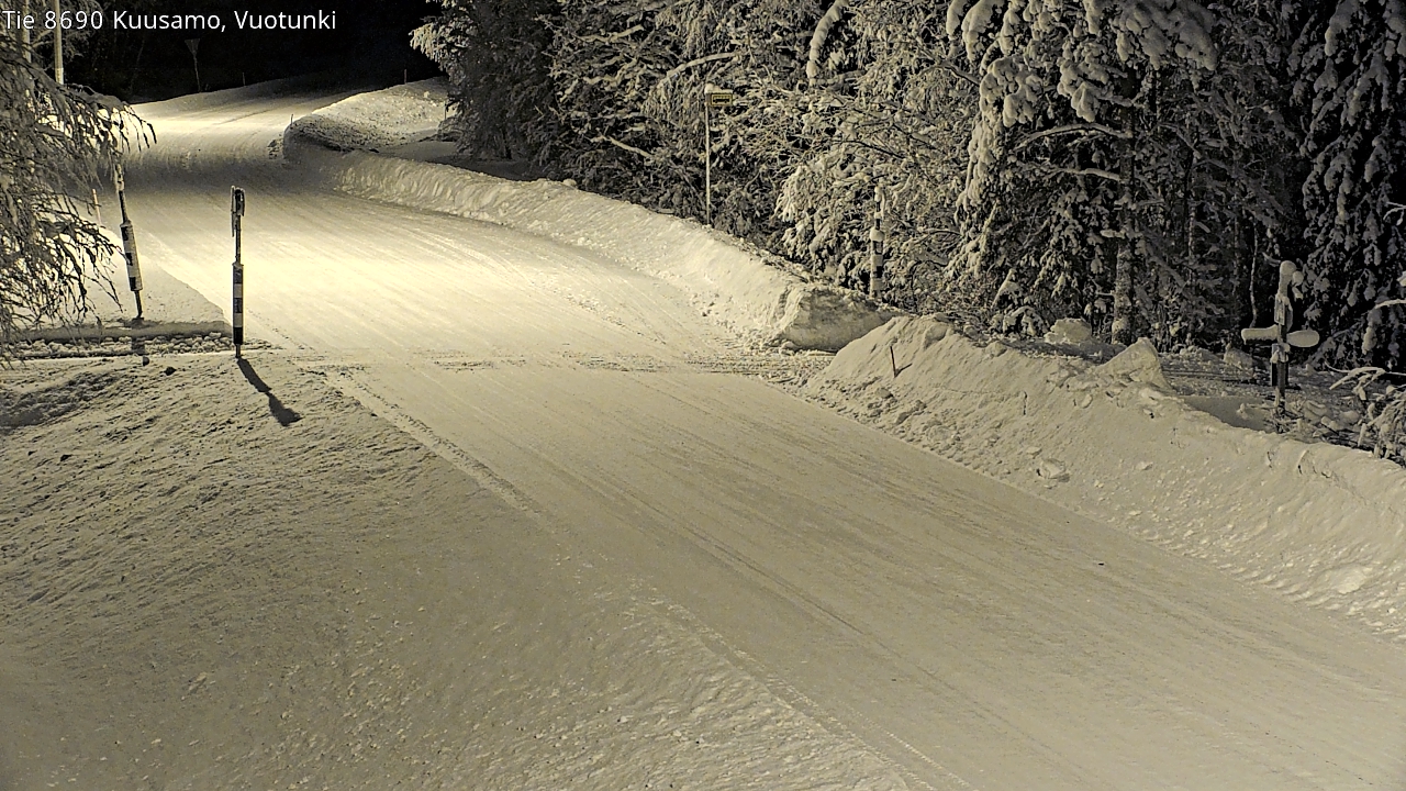 Kelikamerat Kuva Tie 8690 Kuusamo, Vuotunki, Kuusamo, Pohjois-Pohjanmaa