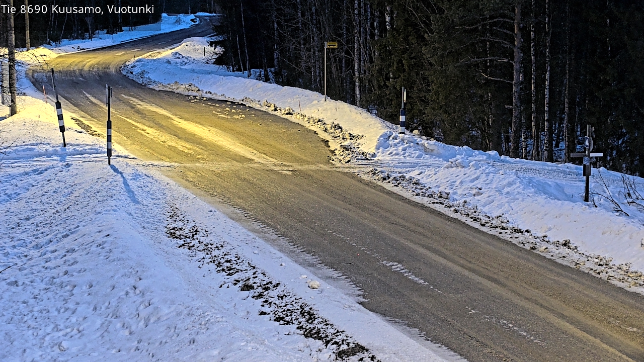 Kelikamerat Kuva Tie 8690 Kuusamo, Vuotunki, Kuusamo, Pohjois-Pohjanmaa