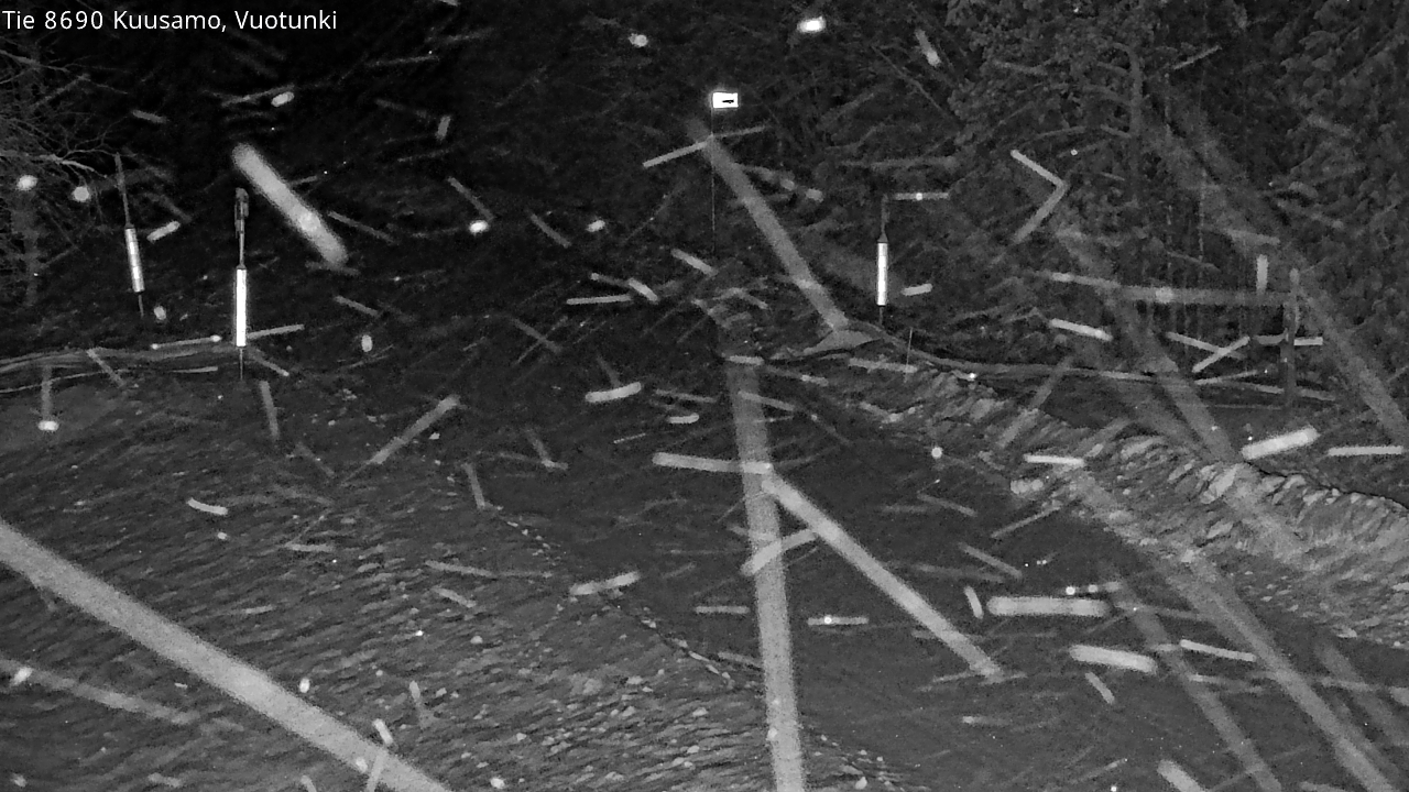 Kelikamerat Kuva Tie 8690 Kuusamo, Vuotunki, Kuusamo, Pohjois-Pohjanmaa