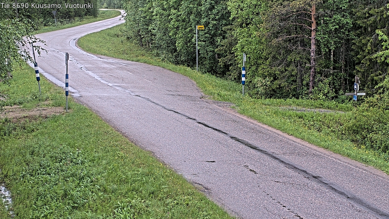 Kelikamerat Kuva Tie 8690 Kuusamo, Vuotunki, Kuusamo, Pohjois-Pohjanmaa