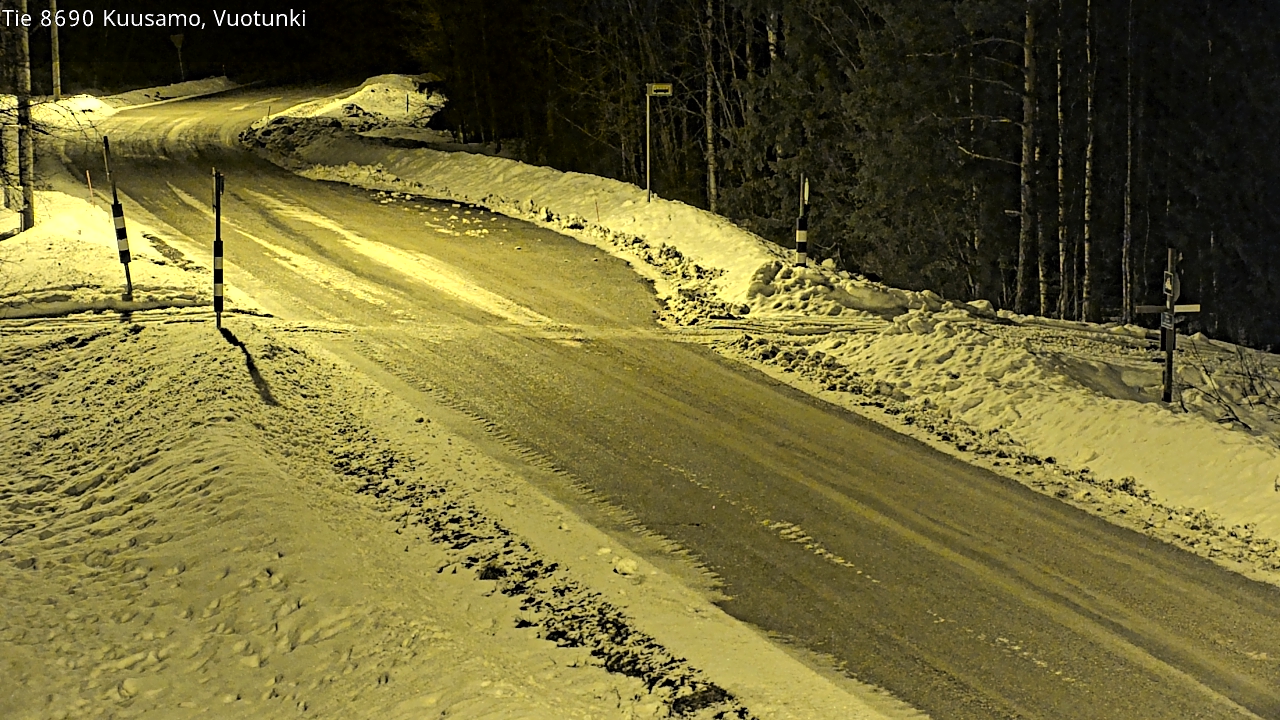 Kelikamerat Kuva Tie 8690 Kuusamo, Vuotunki, Kuusamo, Pohjois-Pohjanmaa