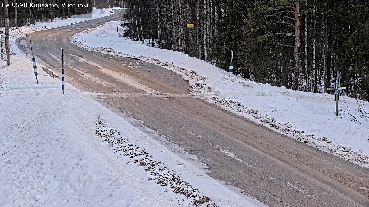 Kelikamerat Kuva Tie 8690 Kuusamo, Vuotunki, Kuusamo, Pohjois-Pohjanmaa