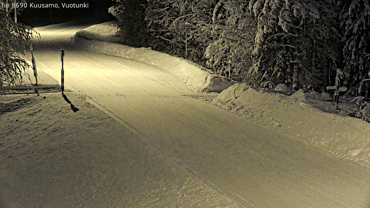 Kelikamerat Kuva Tie 8690 Kuusamo, Vuotunki, Kuusamo, Pohjois-Pohjanmaa