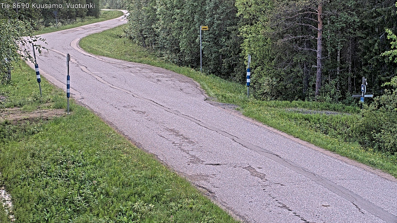 Kelikamerat Kuva Tie 8690 Kuusamo, Vuotunki, Kuusamo, Pohjois-Pohjanmaa