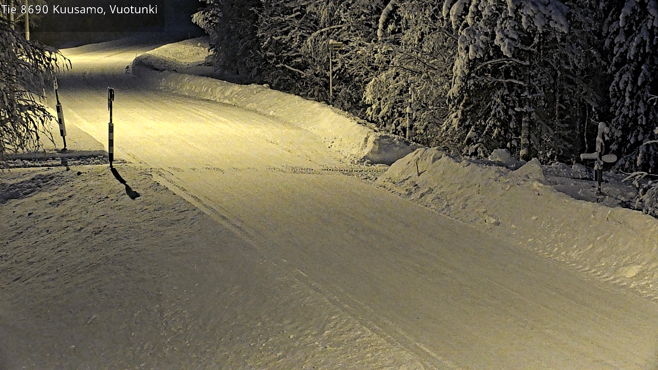 Kelikamerat Kuva Tie 8690 Kuusamo, Vuotunki, Kuusamo, Pohjois-Pohjanmaa