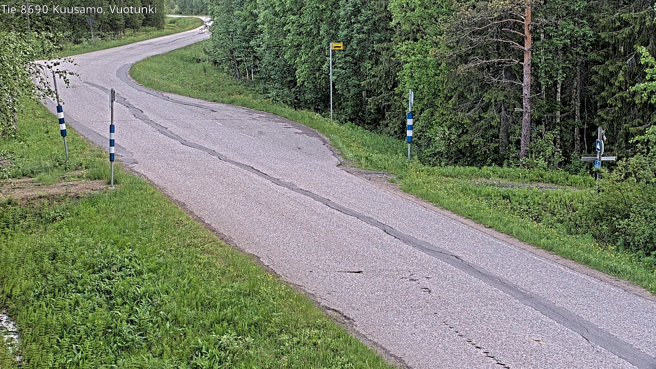 Kelikamerat Kuva Tie 8690 Kuusamo, Vuotunki, Kuusamo, Pohjois-Pohjanmaa