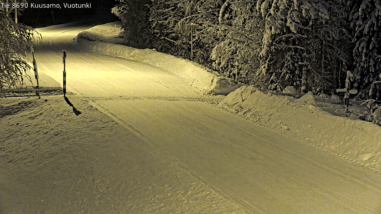 Kelikamerat Kuva Tie 8690 Kuusamo, Vuotunki, Kuusamo, Pohjois-Pohjanmaa