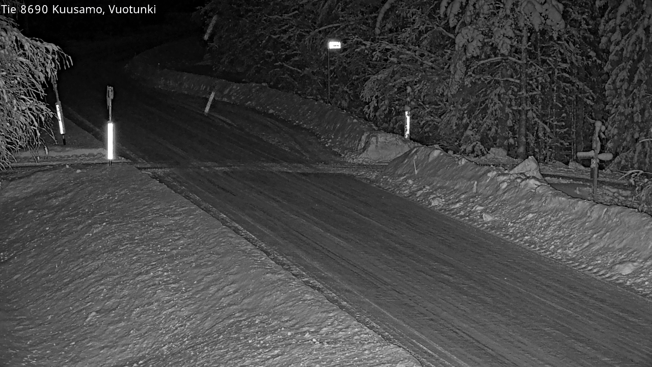 Kelikamerat Kuva Tie 8690 Kuusamo, Vuotunki, Kuusamo, Pohjois-Pohjanmaa