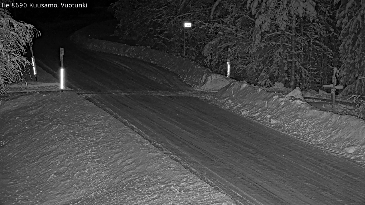 Kelikamerat Kuva Tie 8690 Kuusamo, Vuotunki, Kuusamo, Pohjois-Pohjanmaa