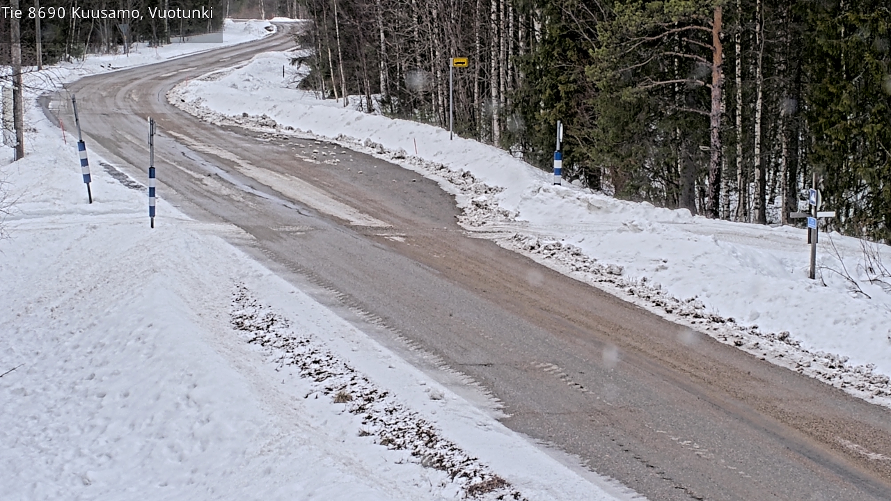 Kelikamerat Kuva Tie 8690 Kuusamo, Vuotunki, Kuusamo, Pohjois-Pohjanmaa