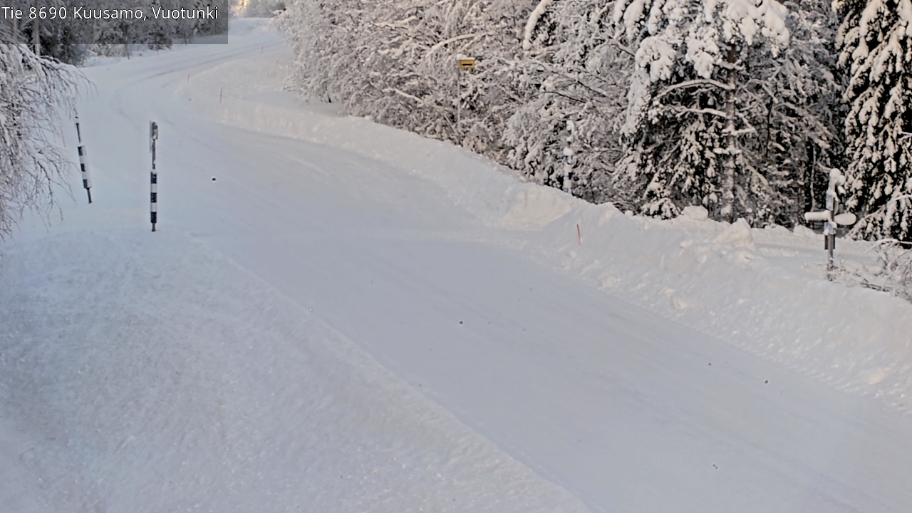 Kelikamerat Kuva Tie 8690 Kuusamo, Vuotunki, Kuusamo, Pohjois-Pohjanmaa