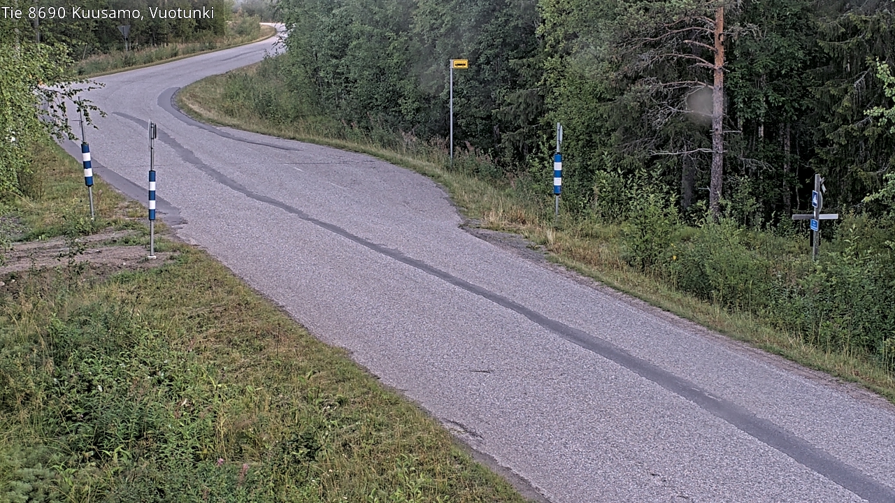 Kelikamerat Kuva Tie 8690 Kuusamo, Vuotunki, Kuusamo, Pohjois-Pohjanmaa